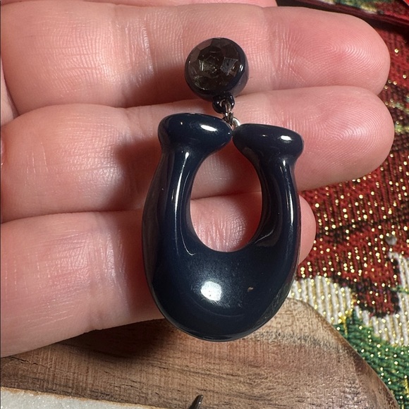 Coach Large Signature Enamel Earrings - Picture 3 of 9